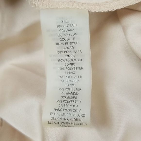 VINCE CAMUTO Gold Sequin Shift Dress Champagne EUC SZ 12 - Picture 8 of 8